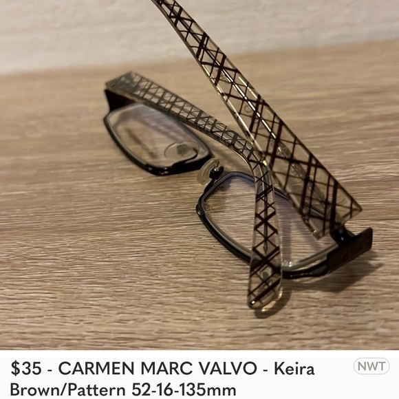 4/$125 - CARMEN MARC VALVO glasses/frames - Picture 12 of 13